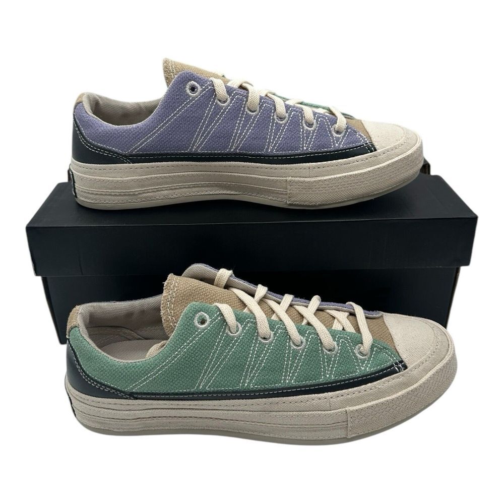 Converse Chuck 70 Ox Shoes Mens 9 Womens 11 Cool Sage Slate Lilac 171549C - Picture 1 of 10